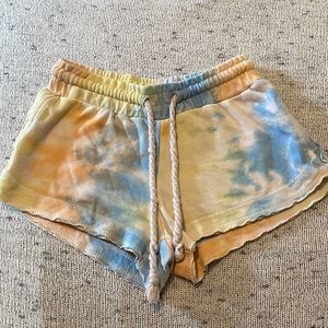 Tie-dye comfy summer shorts.